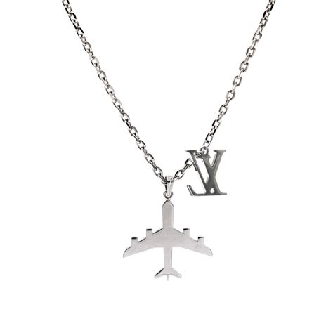 louis vuitton lock neckalce|Louis Vuitton plane necklace.